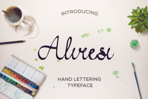 Aliresi Typeface: A Soft Script for Editorial Design
