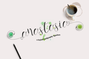 Anastasia Typeface: Elegant Script for Editorial Design
