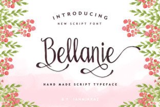 Bellanie: A Romantic Script Font for Editorial Design
