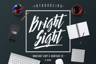 Bright Sight: A Dynamic Script Font for Marketers