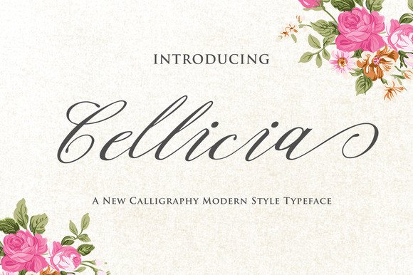 Cellicia: A Script Font for Elegant Campaigns