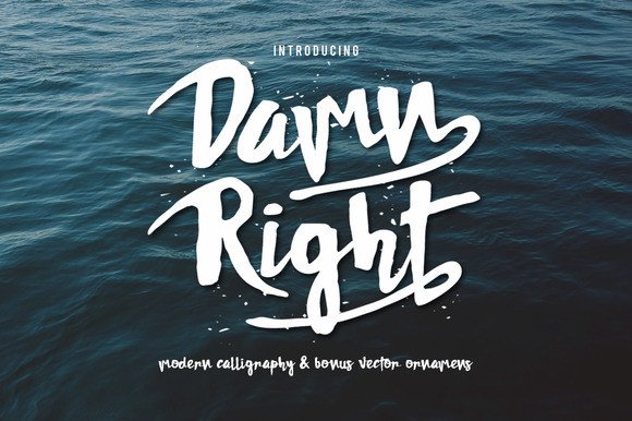 Damn Right Font: Add Sass to Campaigns