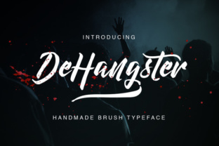 DeHangster Typeface for Handmade Makers