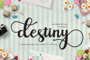 Destiny Font: A Modern Script for Web Design