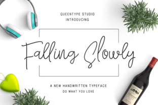 Falling Slowly Typeface for Modern Web Design