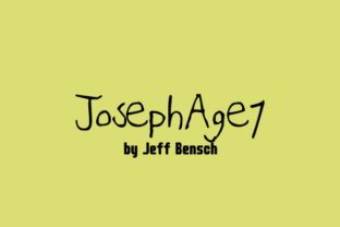 Joseph Age 7: A Script Font for Editorial Calm