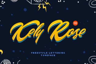 Kely Rose: A Handlettered Font for Web Design