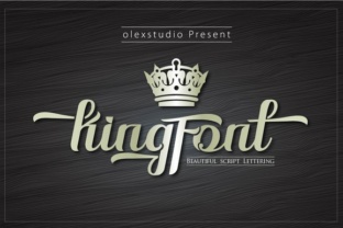 King: The Elegant Script Font for Small Business Branding
