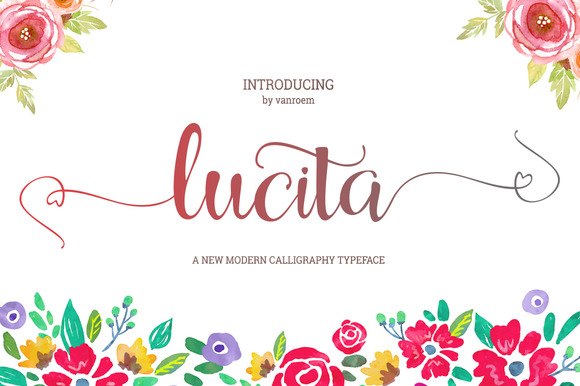 Lucita Font: Elegant Script for Handmade Brands