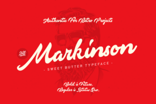 Markinson: A Retro Script Font for Editorial Design