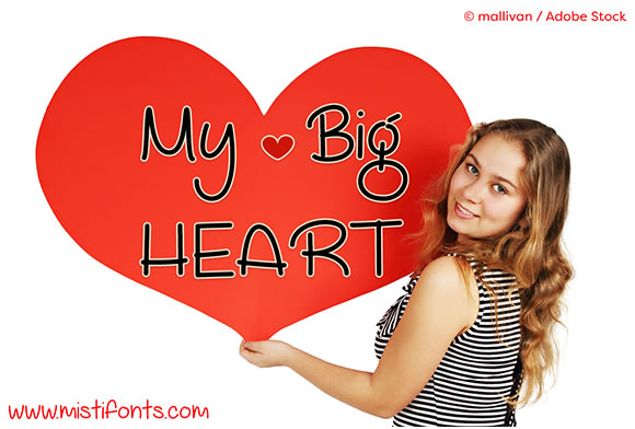 My Big Heart Font: A Web Designer’s Review