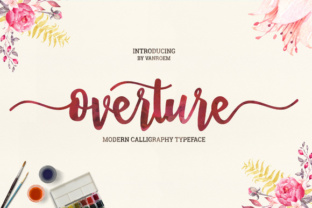 Overture Typeface: Blending Brush & Handwriting