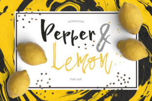 Pepper Lemon: A Font Duo for Bold Campaigns