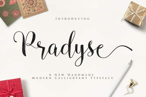 Pradyse: A Striking Script Font for Editorial Design