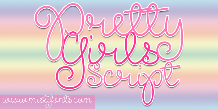 Pretty Girls Typeface for Editorial Design