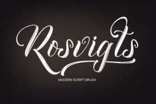Rosvigts Brush Font for Campaign Design