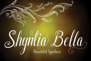 Shyntia Bella: A Handwritten Font for Modern Web Design