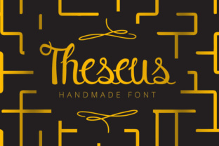 Theseus Font: A Handmade Typeface for Luxury Crafts