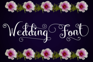 Wedding Font: A Script Typeface for Crafters